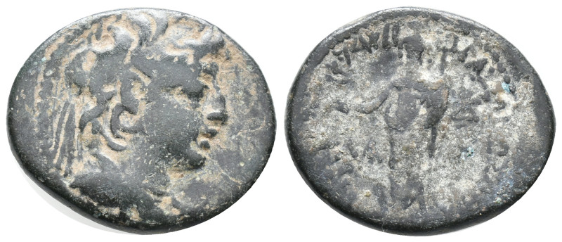 Seleukid Kings, Demetrios II Nikator (Second reign, 129-126/5 BC). Æ (17mm, 5.30...