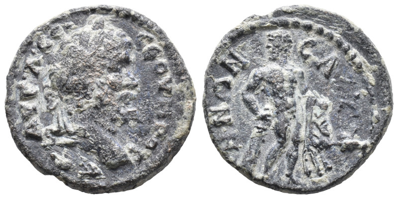 Septimius Severus (193-211). Lydia, Saitta. Æ (19mm, 3.74g). Laureate head r. R/...