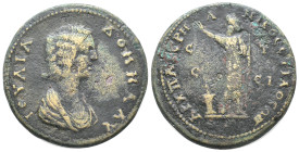 Julia Domna (Augusta, 193-217). Paphlagonia, Germanicopolis. Æ (29mm, 13.00g). Draped bust r. R/ Serapis standing facing, head l., raising r. hand and...