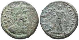 Caracalla (198-217). Thrace, Serdica. Æ (29mm, 18.17g). Laureate bust r. R/ Apollo standing l., holding patera and branch. Cf. Varbanov 2164-5. Good F...