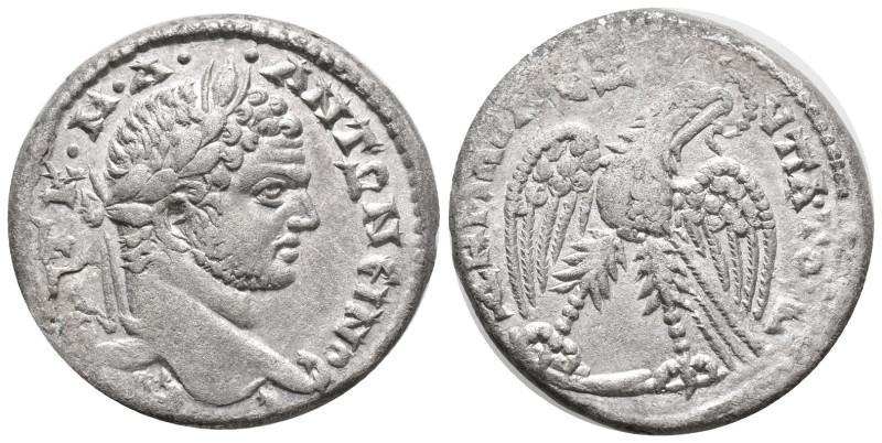 Caracalla (198-217). Seleucis and Pieria, Antioch. AR Tetradrachm (24mm, 12.24g)...