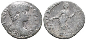 Geta (Caesar, 198-209). Phrygia, Prymnessus. Æ (23mm, 7.02g). Bare-headed, draped and cuirassed bust r. R/ Dikaiosyne standing l., holding scales and ...