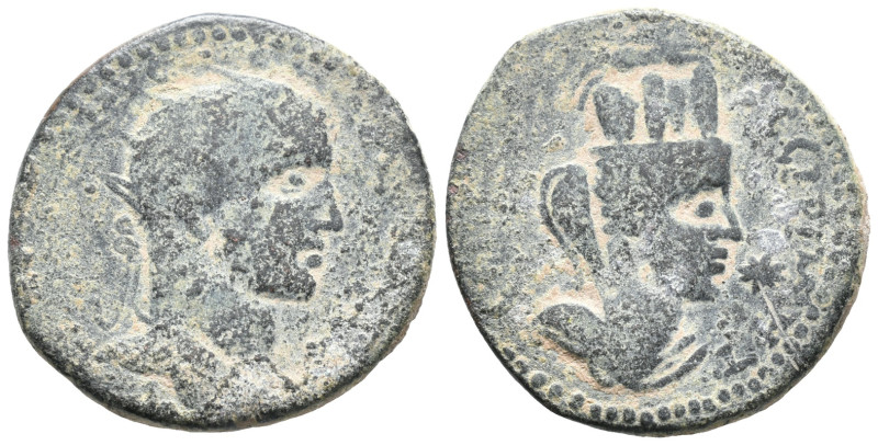 Severus Alexander (222-235). Mesopotamia, Nisibis. Æ (21mm, 11.48g). Radiate bus...