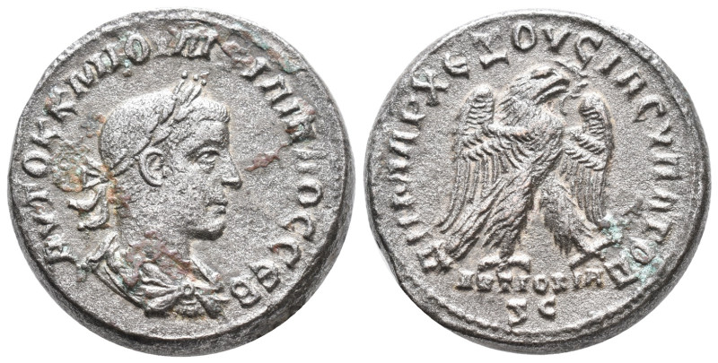 Philip II (247-249). Seleucis and Pieria, Antioch. AR Tetradrachm (25mm, 14.14g)...