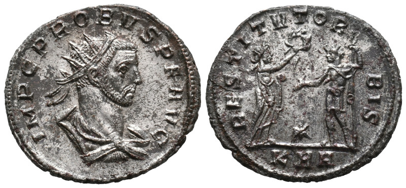 Probus (276-282). Radiate (22mm, 3.98g). Serdica, AD 276. Radiate, draped and cu...