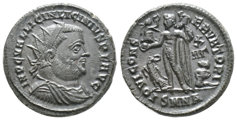 Licinius I (308-324). Æ Follis (18mm, 3.85g). Nicomedia. Radiate, draped and cui...