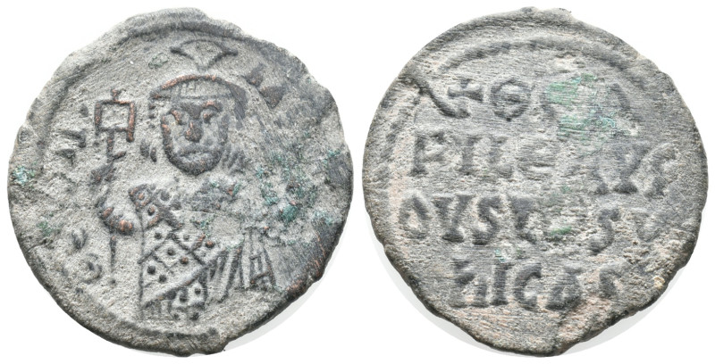 Theophilus (829-842). Æ 20 Nummi (23mm, 5.19g). Constantinople, 830/1-842. Crown...