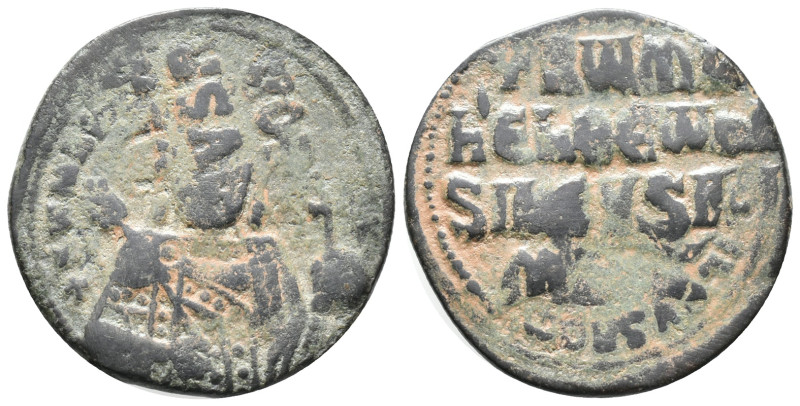 Constantine VII and Romanus I (913-959). Æ 40 Nummi (24mm, 6.30g). Constantinopl...