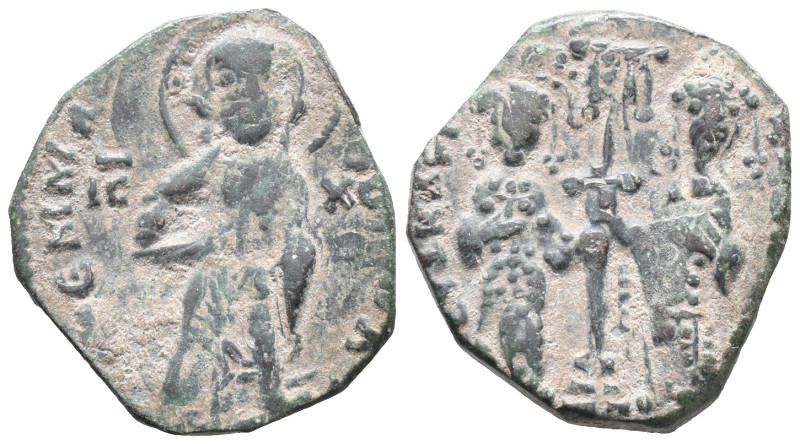 Constantine X and Eudocia (1059-1067). Æ 40 Nummi (22mm, 5.61g). Constantinople....