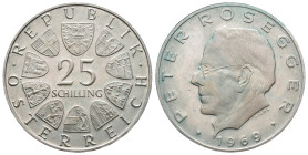 Austria, 25 Schilling 1969 (28mm, 13.00g). EF