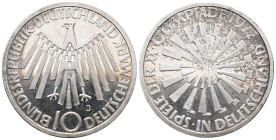 Germany, 10 Mark 1972 (31mm, 18.00g). EF