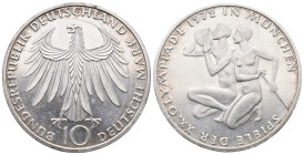 Germany, 10 Mark 1972 (31mm, 18.00g). EF