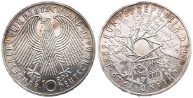 Germany, 10 Mark 1989 (31mm, 18.00g). EF