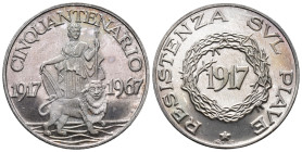 Italy, AR Medal 1967 (31mm, 12.90g). EF