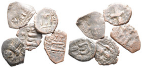 Lot of 5 Byzantine Æ coins, to be catalog. LOT SOLD AS IS, NO RETURN