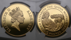 Alderney. Elizabeth II. 5 pounds 1995. Proof.