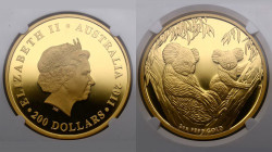 Australia. Elizabeth II. 200 dollars 2011. Proof.
