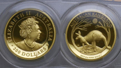Australia. Elizabeth II. 200 dollars 2019. Proof. High Relief.