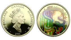 Canada. Elizabeth II. 150 dollars 2001. Proof.