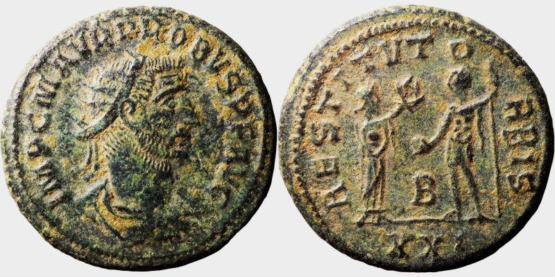 Probus, 276-282. Antoninianus, Antioch. IMP C M AVR PROBVS AVG Radiate, draped a...