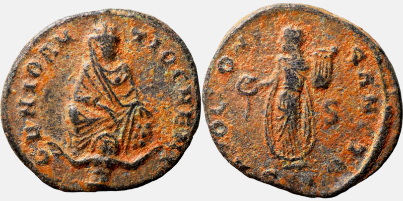 Galerius Valerius MAXIMINUS II. 305-313 Daia Follis

15mm 1,29g