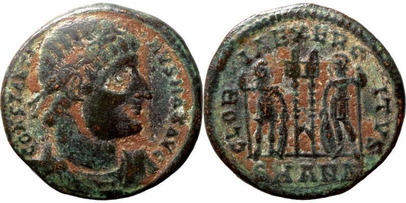 Constantinus II. (351-354 AD). Follis.

16mm 2,07g