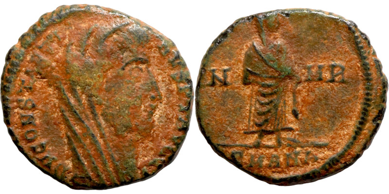 Divus Constantinus I Follis 337-340 Quadriga Manus

13mm 1,63g