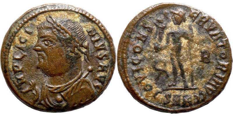 Licinius I AE Follis, Jupiter reverse Licinius I (308-324 AD). AE Follis

16mm...