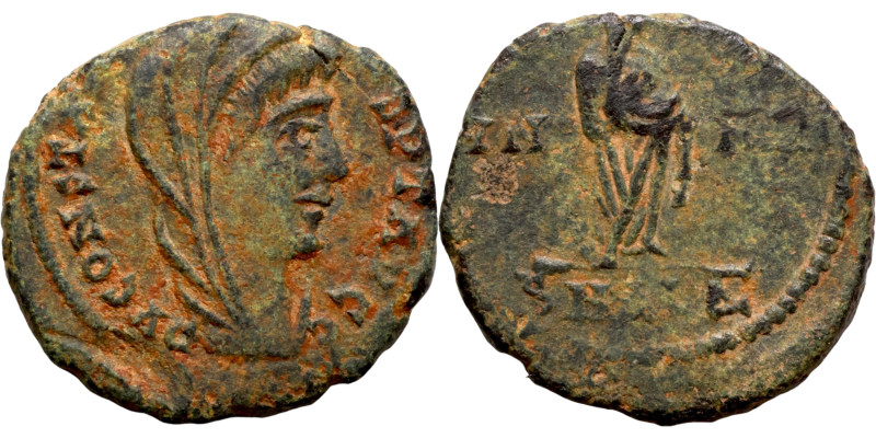 Constantine I, AD 306-337, Roman Imperial Coin, AE3, The obverse shows a bust of...