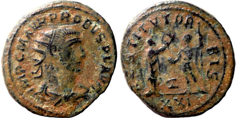 Probus, 276-282. Antoninianus, Antioch. IMP C M AVR PROBVS AVG Radiate, draped a...