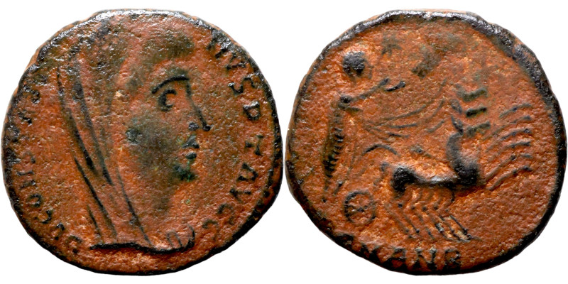 Divus Constantinus I Follis 337-340 Quadriga Manus

14mm 1,36g