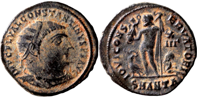 CONSTANTINE I. Æ, Follis. 313-314 AD Bronze

19mm 2,83g