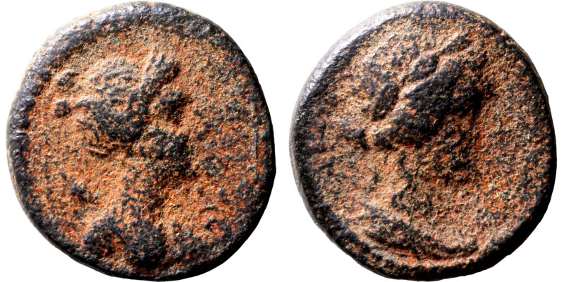 Greek coins 1-4 century bronze

13mm 2,00g