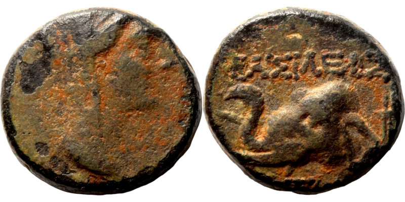 Greek coins 1-4 century bronze

13mm 3,42g