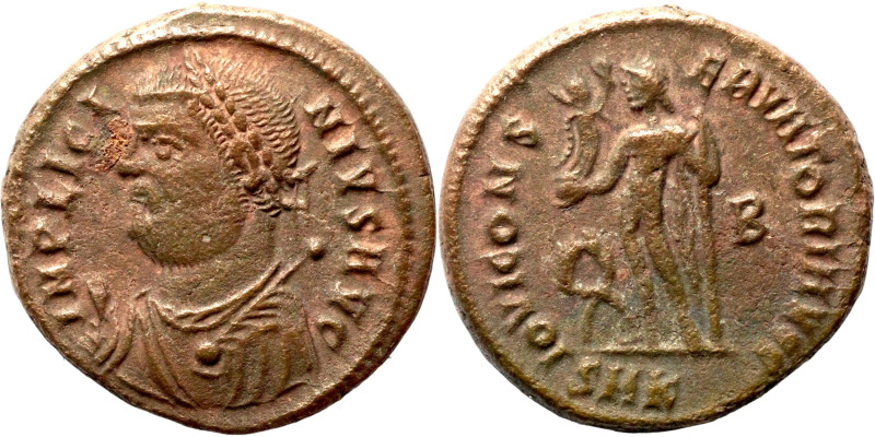 Licinius I AE Follis, Jupiter reverse Licinius I (308-324 AD). AE Follis

18mm...