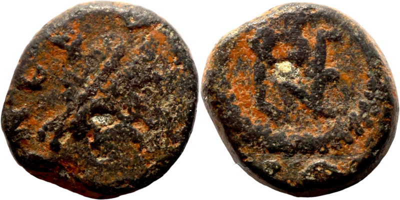 Antik coin bronze

9mm 1,20g