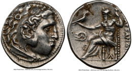 MACEDONIAN KINGDOM. Alexander III the Great (336-323 BC). AR drachm (18mm, 4.27 gm, 12h). NGC Choice XF 4/5 - 3/5. Posthumous issue of Magnesia ad Mae...