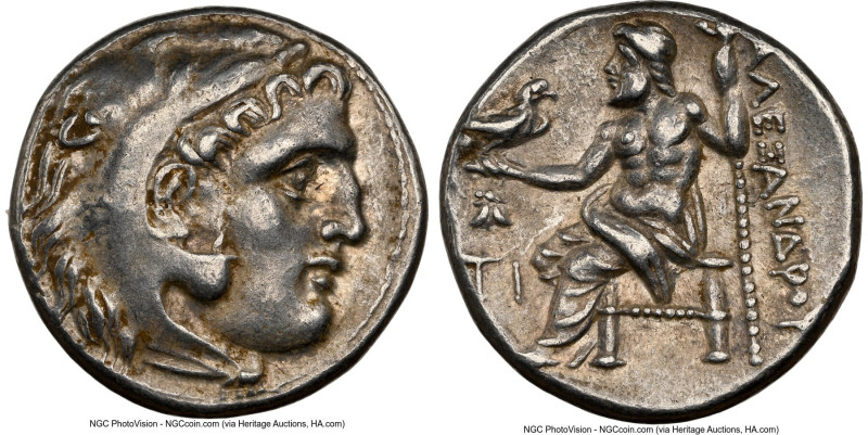 MACEDONIAN KINGDOM. Alexander III the Great (336-323 BC). AR drachm (16mm, 11h)....