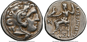 MACEDONIAN KINGDOM. Alexander III the Great (336-323 BC). AR drachm (16mm, 12h). NGC Choice VF. Posthumous issue of Colophon, ca. 310-301 BC. Head of ...