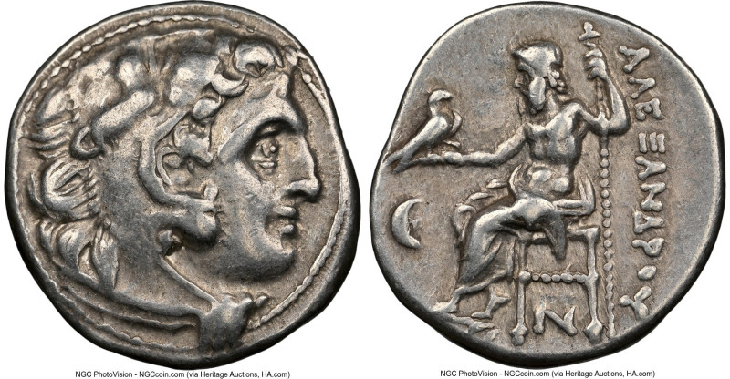 MACEDONIAN KINGDOM. Alexander III the Great (336-323 BC). AR drachm (16mm, 12h)....