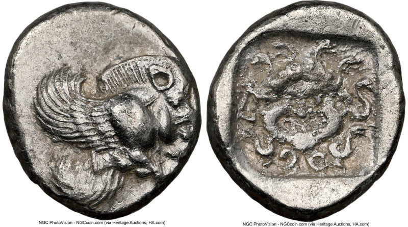 IONIA. Clazomenae. Ca. 5th century BC. AR diobol (10mm, 0.91 gm, 11h). NGC Choic...