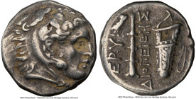 IONIA. Erythrae. Ca. mid-4th-early 3rd centuries BC. AR drachm (14mm, 5h). NGC VF. Diopeithes, magistrate. Head of Heracles right, wearing lion skin h...