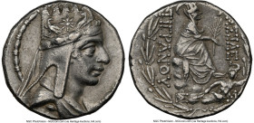 ARMENIAN KINGDOM. Tigranes II the Great (95-56 BC). AR tetradrachm (26mm, 15.73 gm, 11h). NGC Choice XF 5/5 - 3/5. Tigranocerta, ca. 80-68 BC. Diademe...