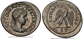 SYRIA. Antioch. Gordian III (AD 238-244). BI tetradrachm (29mm, 5h). NGC AU. AD 240. AYTOK K M ANT ΓOPΔIANOC CЄB, laureate, draped, and cuirassed bust...
