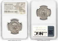 SYRIA. Antioch. Philip II (AD 247-249). BI tetradrachm (28mm, 12.11 gm, 7h). NGC MS 5/5 - 4/5, die shift. AD 249. AYTOK K M IOYΛI ΦIΛIΠΠOC CЄB, laurea...
