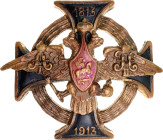 Russia Badge of the 121st Penza Infantry Regiment 1913