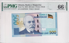 Albania, 500 Leke, 2020, UNC, p77a