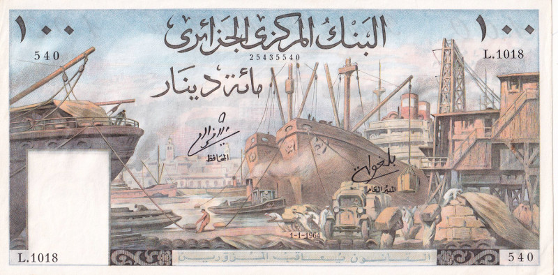 Algeria, 100 Dinars, 1964, UNC(-), p125a

Staple holes

Estimate: USD 50-100