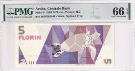 Aruba, 5 Florin, 1990, UNC, p6
