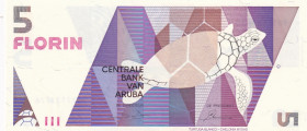 Aruba, 5 Florin, 1990, UNC, p6